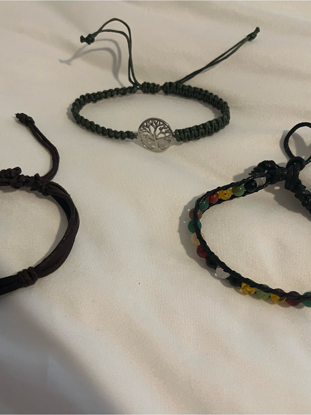 Thorn & Fable Adjustable Tree of Life Braided Bracelet 3pk- Hot Topic